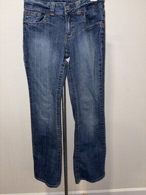 Us Polo Association Jeans Womens Size 7/8 28X32 Boot Cut 100 % Egyptian Cotton